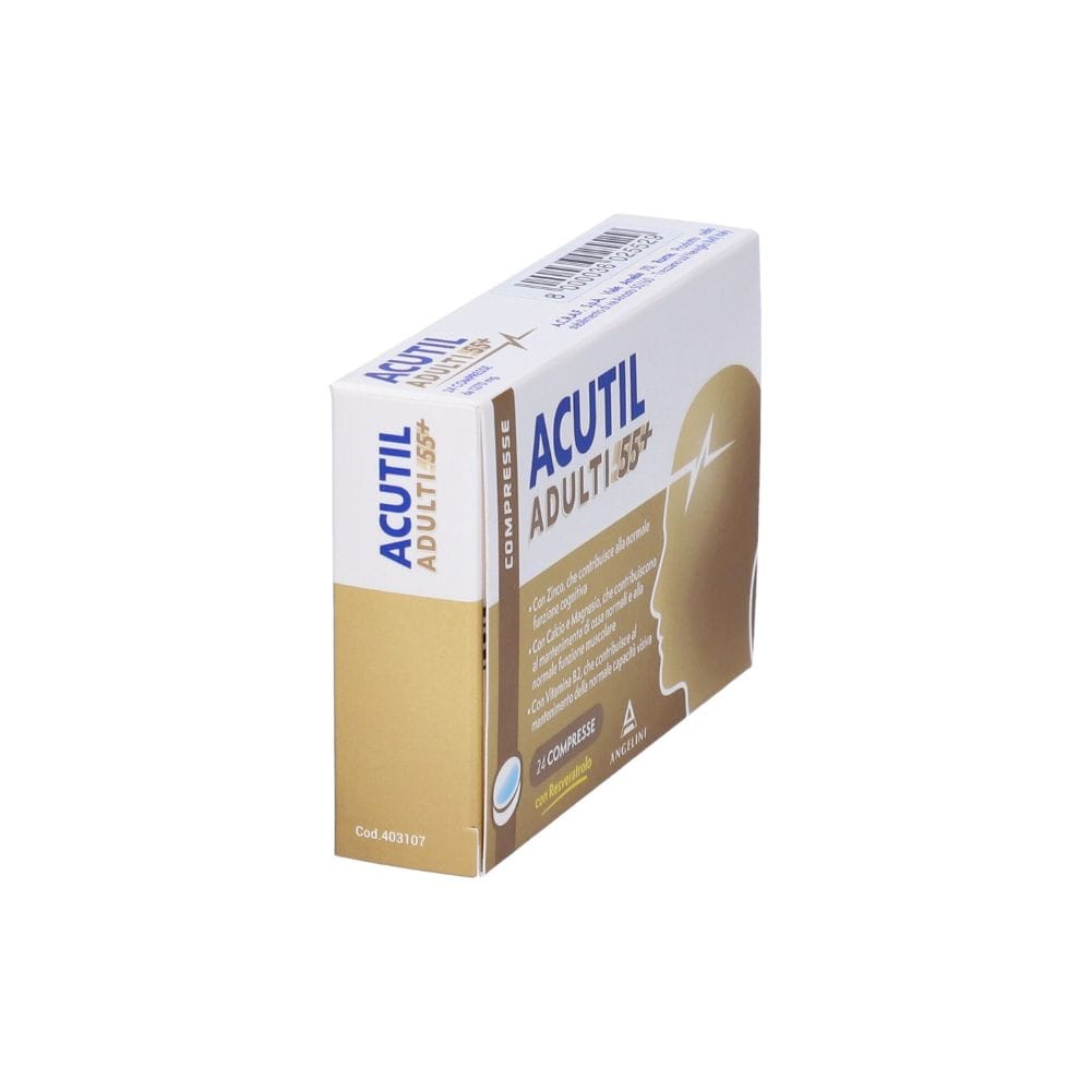 ACUTIL ADULTI 55+ 24 COMPRESSE IT | PROMOZIONE 50%