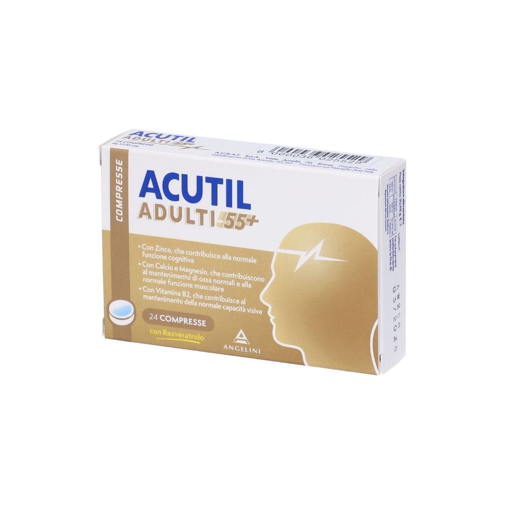 ACUTIL ADULTI 55+ 24 COMPRESSE IT | PROMOZIONE 50%