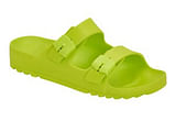 CALZATURA BAHIA EVA WOMAN LIME GREEN TECNOLOGIA BIOPRINT MATERIALE EVA FODERA TOMAIA SFODERATO FODERA SOTTOPIEDE EVA 39 SS22