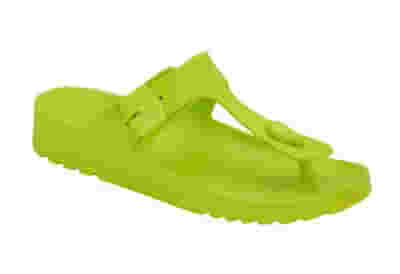CALZATURA BAHIA FLIP-FLOP EVA WOMAN LIME GREEN TECNOLOGIA BIOPRINT MATERIALE EVA FODERA TOMAIA SFODERATO FODERA SOTTOPIEDE EVA 37 SS22
