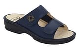 CALZATURA EMILIA ELASTIC LEATHER WOMAN NAVY BLUE TECNOLOGIA BIOPRINT MATERIALE PELLE FODERA TOMAIA SCAMOSCIATO FODERA SOTTOPIEDE PELLE SCAMOSCIATA 39 SS22