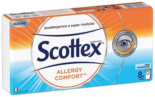 Scottex Allergy Comfort Fazzoletti 8 Pezzi