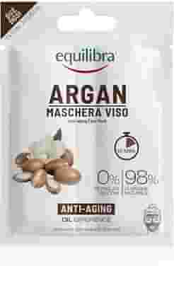 EQUILIBRA ARGAN MASCHERA VISO ANTI-AGING 2 MONODOSE X 7,5 ML