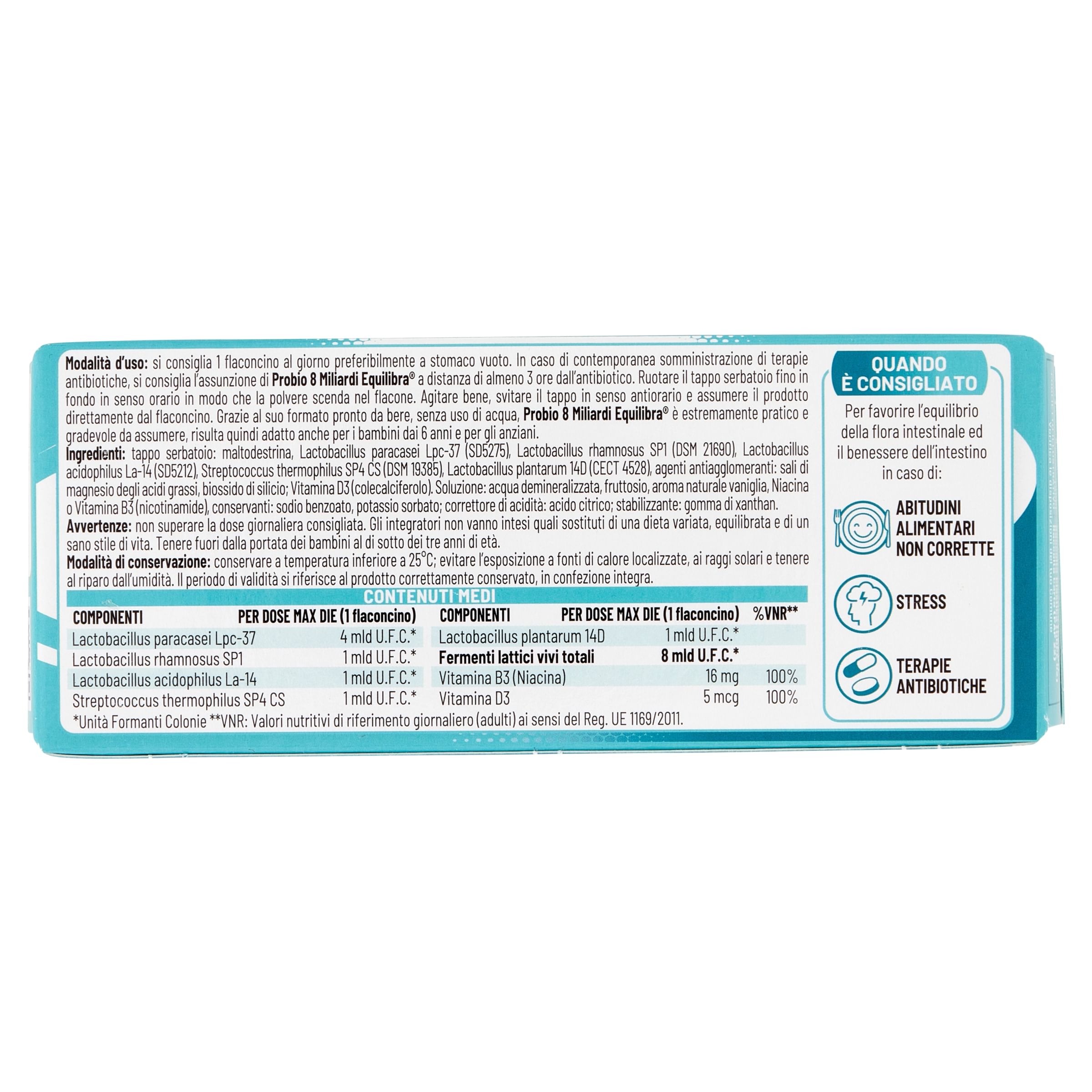 EQUILIBRA PROBIO 8 MILIARDI 10 FLACONCINI