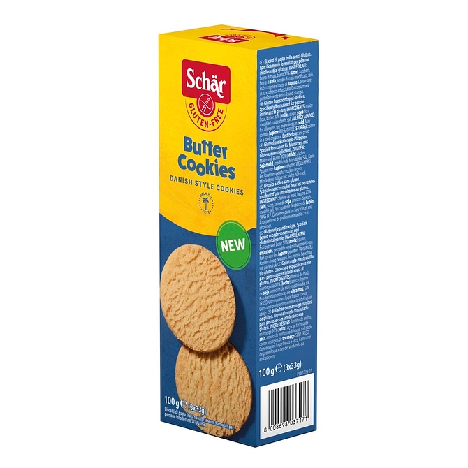 Schar Butter Cookies Biscotti Di Pastafrolla 3 Porzioni Da 33 G
