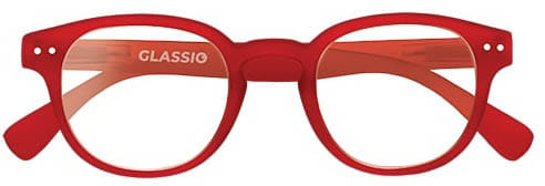 OCCHIALI GLASSIO NEWPORT RED +2,0