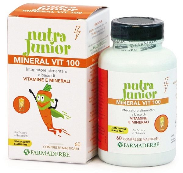 Nutra Junior Mineralvit 100 60 Compresse Masticabili