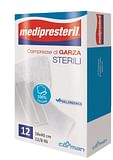 GARZA COMPRESSA MEDIPRESTERIL 12/8 FU 18X40CM 12 PEZZI