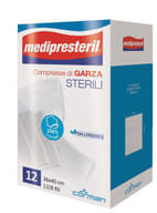 GARZA COMPRESSA MEDIPRESTERIL 12/8 FU 36X40CM 12 PEZZI