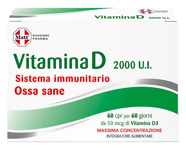 Matt Pharma Vitamina D 60 Compresse