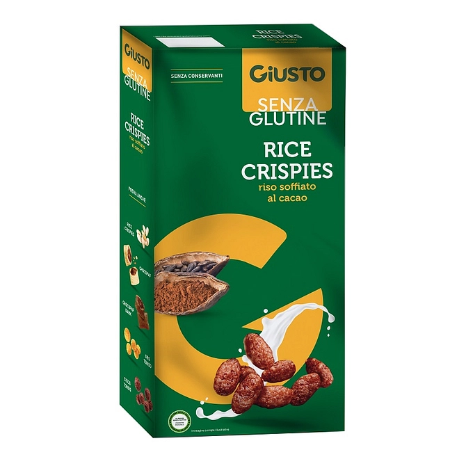 Giusto Senza Glutine Rice Crispies Cacao 250 G