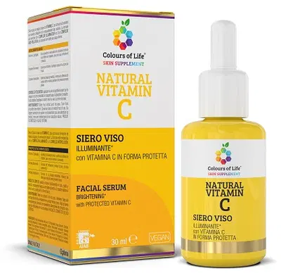 COLOURS OF LIFE NATURAL VITAMIN C SIERO VISO 30 ML COLOURS OF LIFE NATURAL VITAMIN C SIERO VISO 30 ML