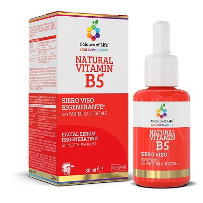 Colours Of Life Natural Vitamin B5 Siero Viso 30 Ml