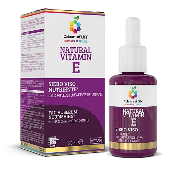 Colours Of Life Natural Vitamin E Siero Viso 30 Ml