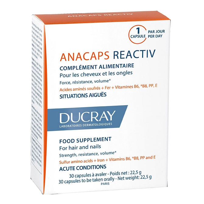 Ducray Anacaps Reactiv Capelli Situazione Occasionale 30 Capsule