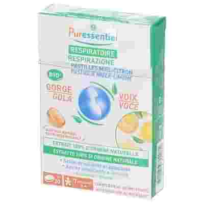 PURESSENTIEL PASTIGLIE GOLA VOCE MIELE LIMONE 44 G