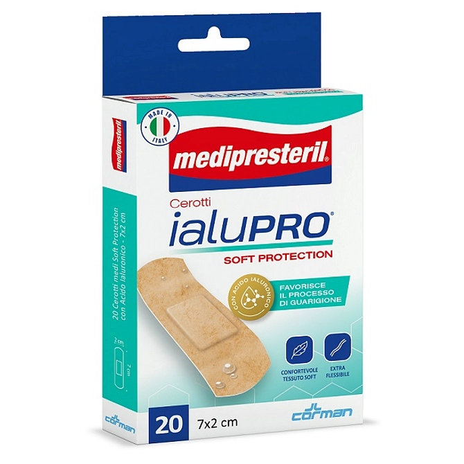 Medipresteril Cerotti Ialupro Soft Protection Medi 7 X2 Cm 20 Pezzi