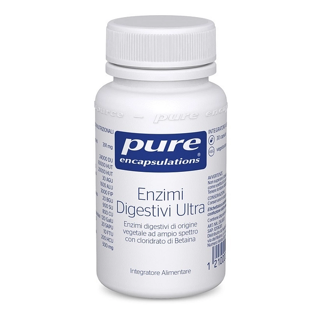 Pure Encapsulations Enzimi Digestivi Ultra 30 Capsule