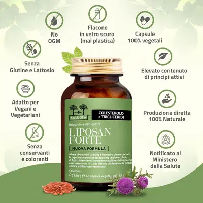 SALUGEA LIPOSAN FORTE NUOVA FORMULA 60 CAPSULE SALUGEA LIPOSAN FORTE NUOVA FORMULA 60 CAPSULE
