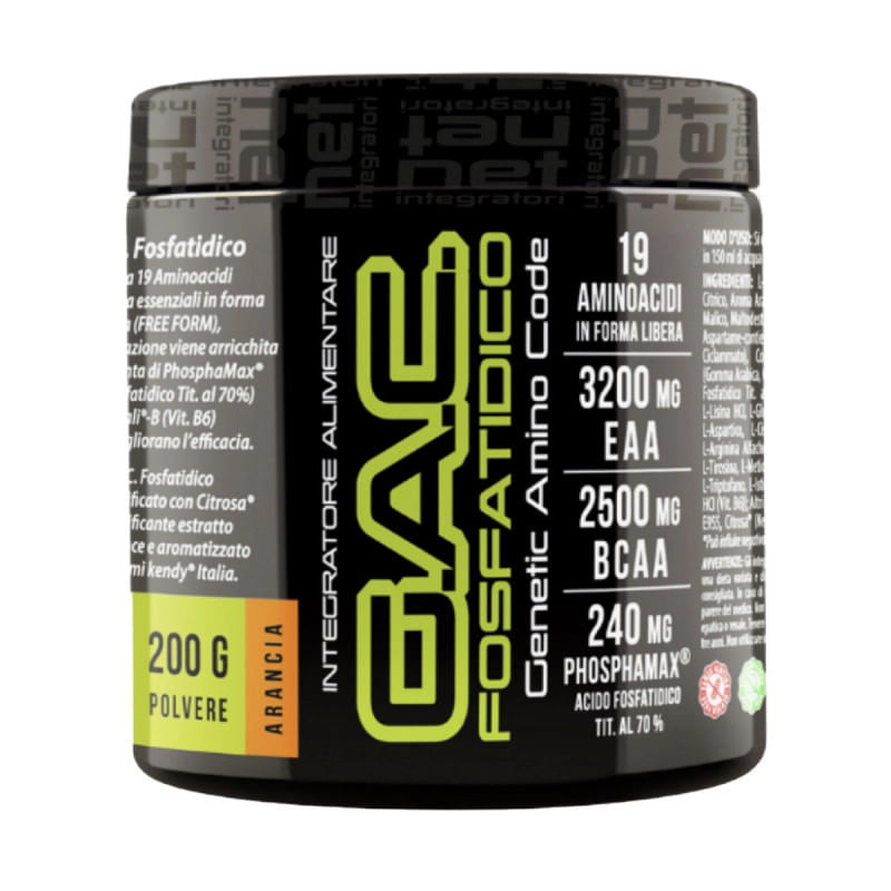 NET INTEGRATORI GAC FOSFATIDICO ORANGE 200 G