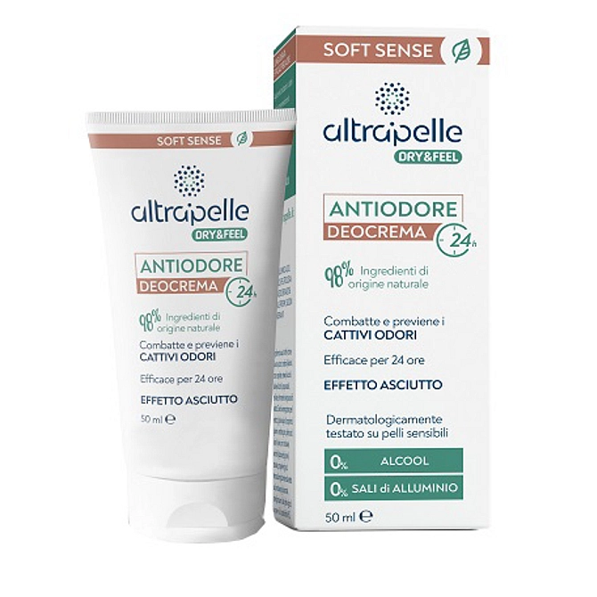 Altrapelle Dry & Feel Deocrema Antiodore 24 H 50 Ml