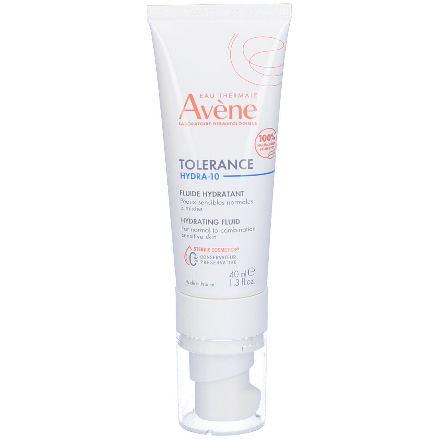 Avene Tolerance Hydra 10 Fluido Idratante 40 Ml