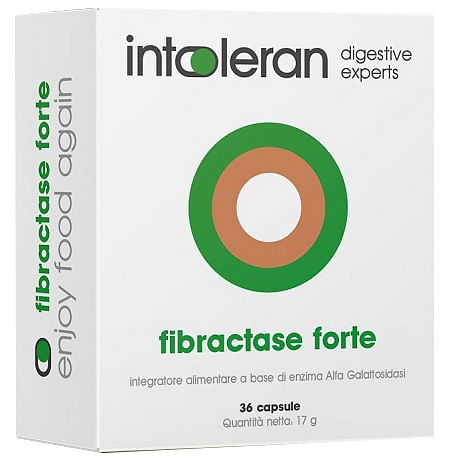 Intoleran Fibractase Forte 36 Capsule