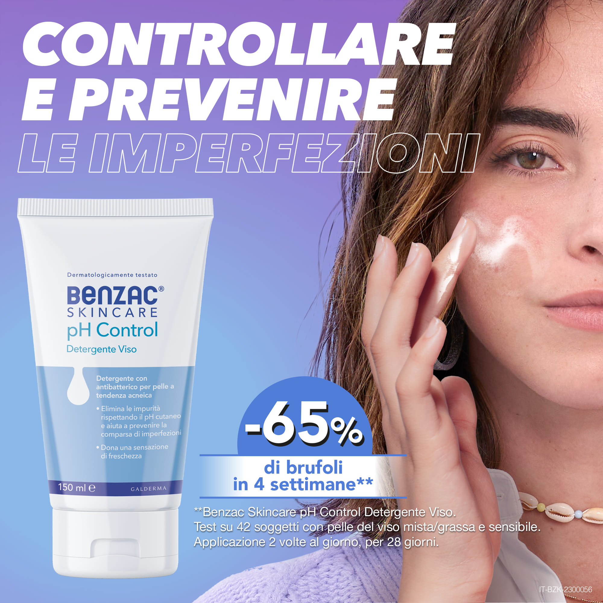 BENZAC SKINCARE PH CONTROL DETERGENTE VISO 150 ML