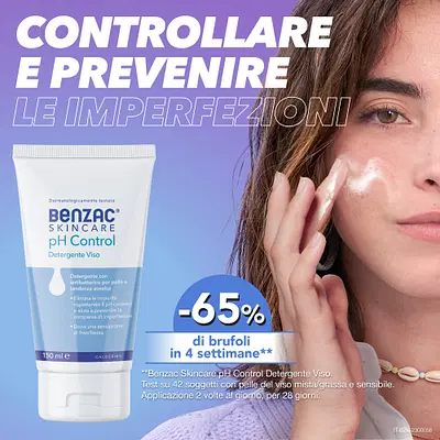 BENZAC SKINCARE PH CONTROL DETERGENTE VISO 150 ML BENZAC SKINCARE PH CONTROL DETERGENTE VISO 150 ML