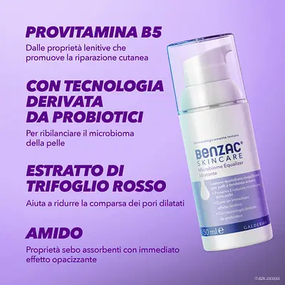 BENZAC SKINCARE MICROBIOME IDRATANTE 50 ML BENZAC SKINCARE MICROBIOME IDRATANTE 50 ML
