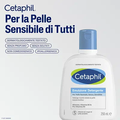 CETAPHIL EMULSIONE DETERGENTE 250 ML CETAPHIL EMULSIONE DETERGENTE 250 ML