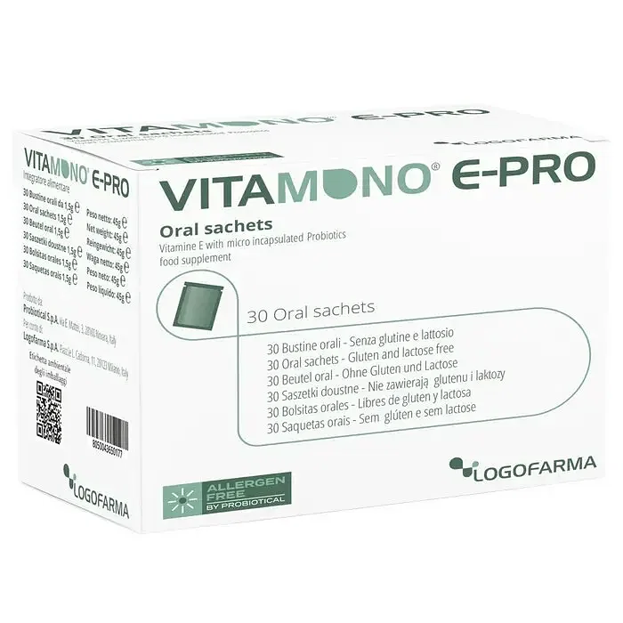 Vitamono E Pro 30 Bustine Idrosolubili