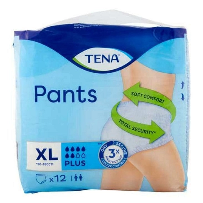 Pannolone Per Incontinenza Tena Pants Plus Extralarge 12 Pezzi