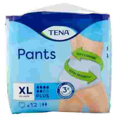 PANNOLONE PER INCONTINENZA TENA PANTS PLUS EXTRALARGE 12 PEZZI
