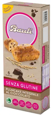 DORIA PLUMCAKE INTEGRALE CIOCCOLATO 6 PEZZI DA 35 G DORIA PLUMCAKE INTEGRALE CIOCCOLATO 6 PEZZI DA 35 G