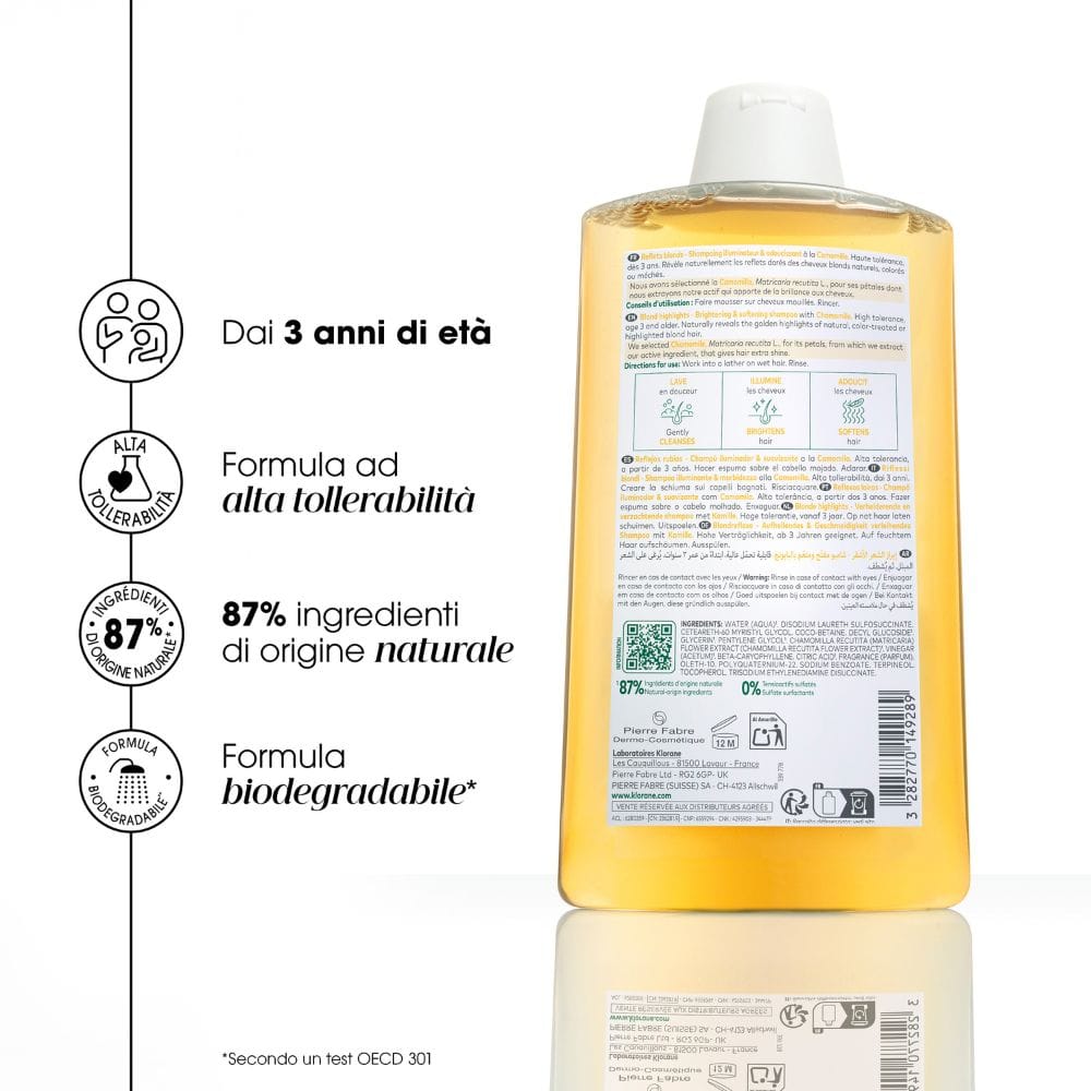 KLORANE SHAMPOO CAMOMILLA 400 ML