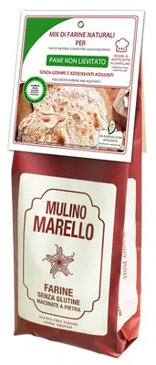 MIX FARINE NATURALI PANE NON LIEVITATO 500 G MIX FARINE NATURALI PANE NON LIEVITATO 500 G