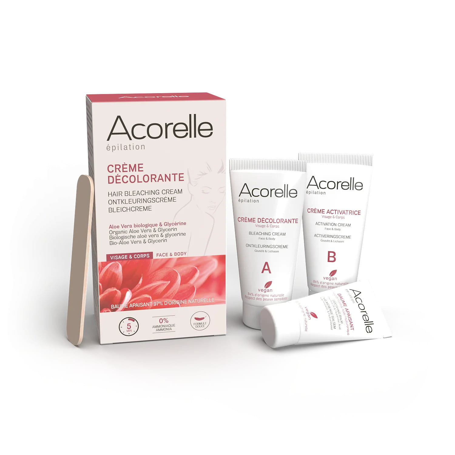ACORELLE CREMA DECOLORANTE VISO CORPO 2 PEZZI DA 30 ML