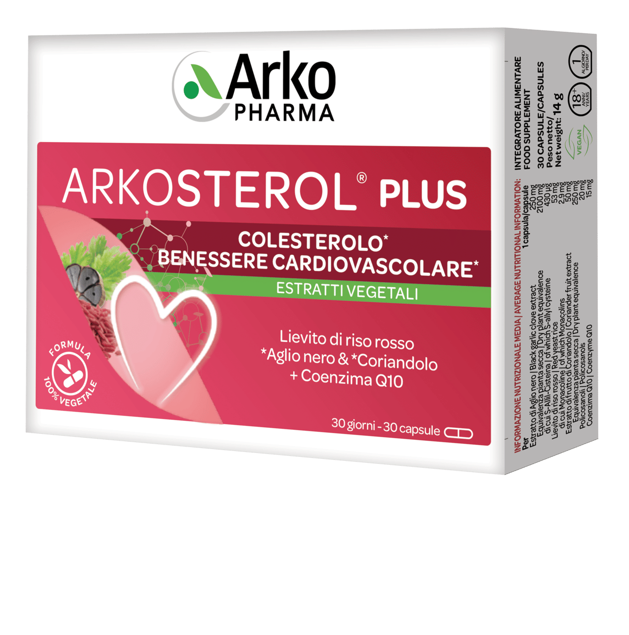 ARKOSTEROL PLUS 30 CAPSULE