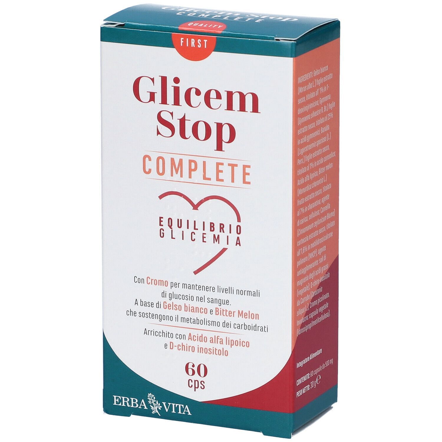 Glicem Stop Complete 60 Capsule