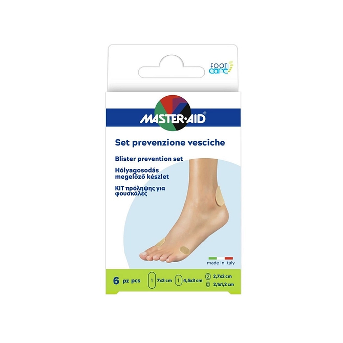 Protezione Vesciche Master Aid Footcare Mix 6 Pezzi A3