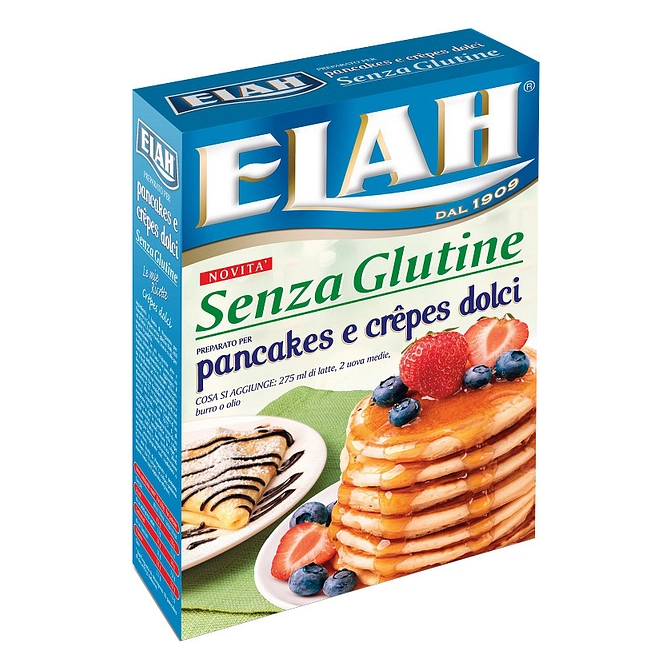 Elah Senza Glutine Preparato Per Pancakes E Crepes Dolci 280 G