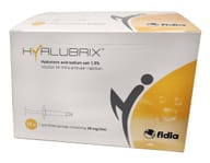 SIRINGA PRERIEMPITA HYALUBRIX PACK ACIDO IALURONICO 30 MG 2 ML PER INIEZIONE INTRA-ARTICOLARE 10 PEZZI NO ETO