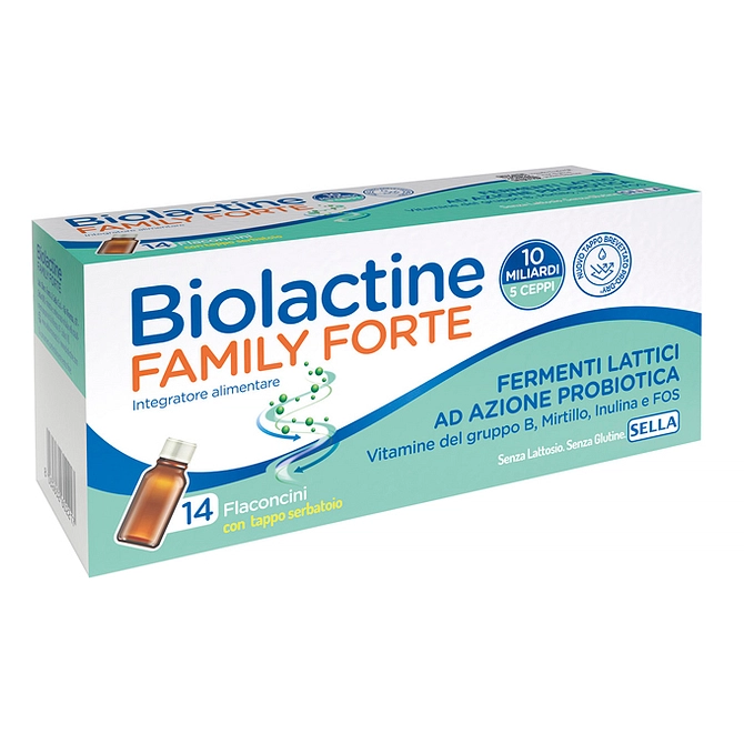 Biolactine Family Forte 10 Miliardi 14 Flaconcini Da 9 Ml