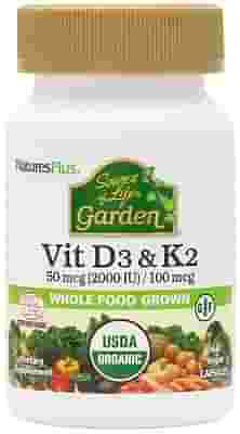 VITAMINA D3 & K2 50MCG 2000UI/100MCG 60 CAPSULE