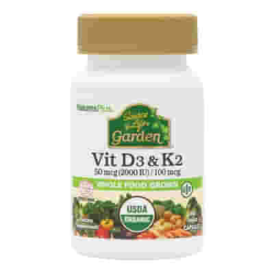 VITAMINA D3 & K2 50MCG 2000UI/100MCG 60 CAPSULE