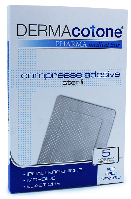 Compressa Adesiva Dermacotone 10 X15 Cm 5 Pezzi