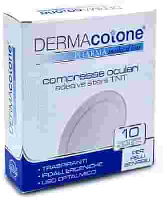 COMPRESSA OCULARE ADESIVA TNT DERMACOTONE 6,5X9,5CM 10 PEZZI