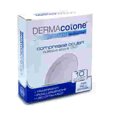COMPRESSA OCULARE ADESIVA TNT DERMACOTONE 6,5X9,5CM 10 PEZZI