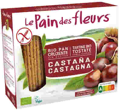LE PAIN DES FLEURS TARTINE TOSTATE ALLA CASTAGNA BIOLOGICHE 150 G